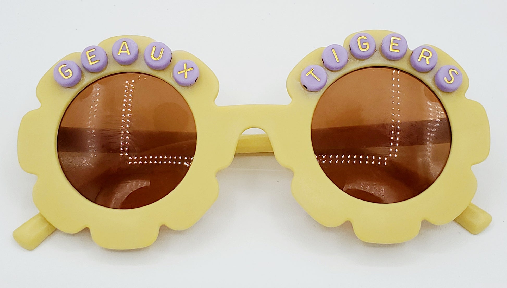 Yellow Tigers Kid Sunglasses - MUDBUGSBTQ