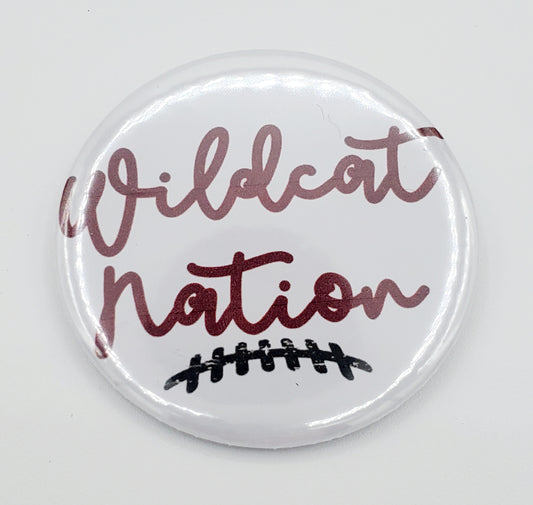 Wildcats Nation Button - MUDBUGSBTQ