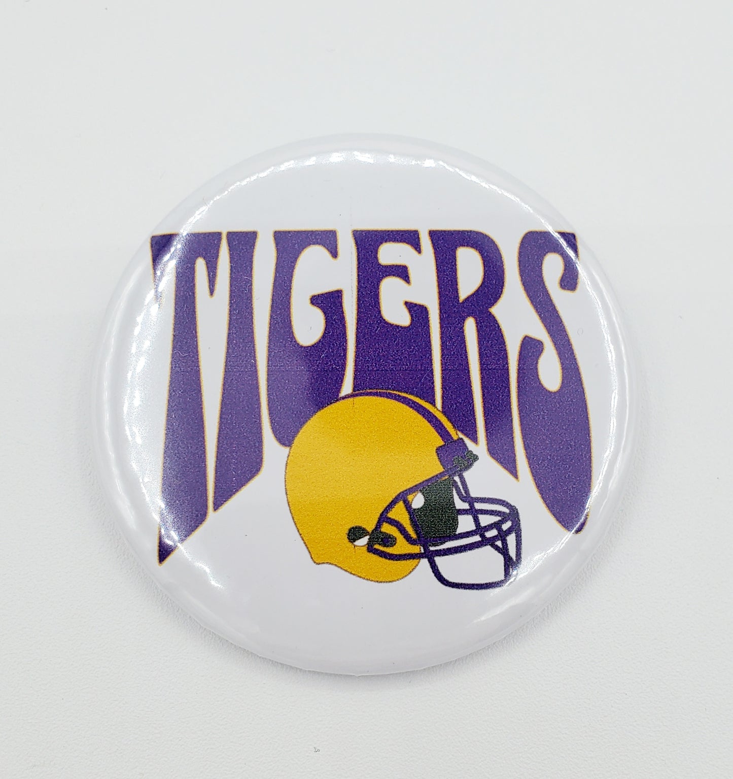 Tigers Helmet Button - MUDBUGSBTQ