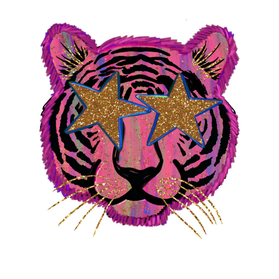 Pink Tiger Button - MUDBUGSBTQ