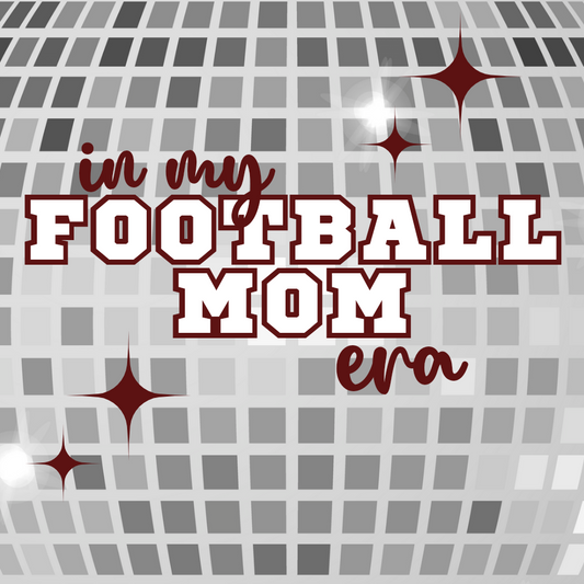 In my football mom era Button - MUDBUGSBTQ