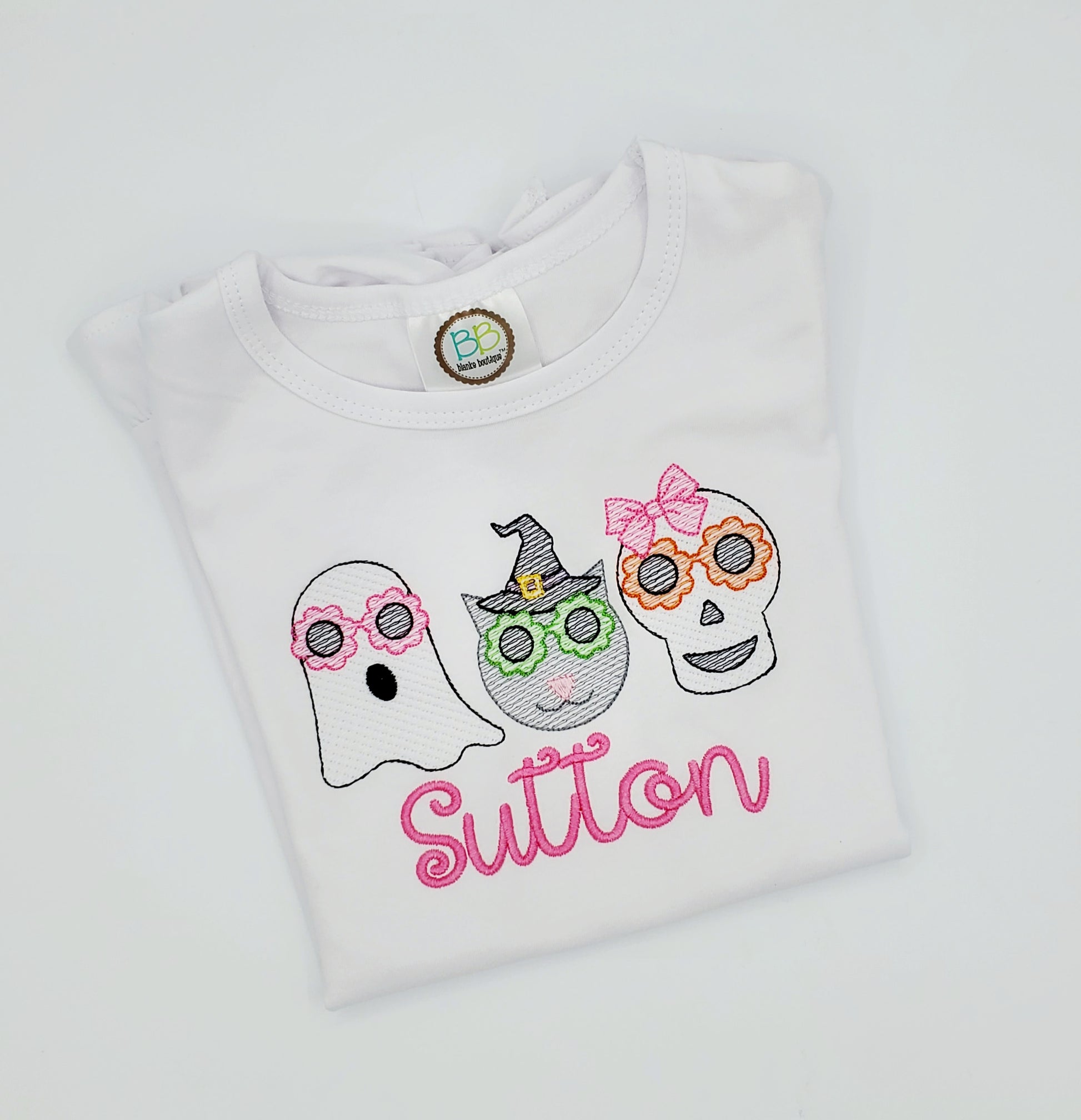 Halloween Monster Embroidery - MUDBUGSBTQ