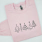 Christmas Tree Embroidered Sweatshirt - MUDBUGSBTQ