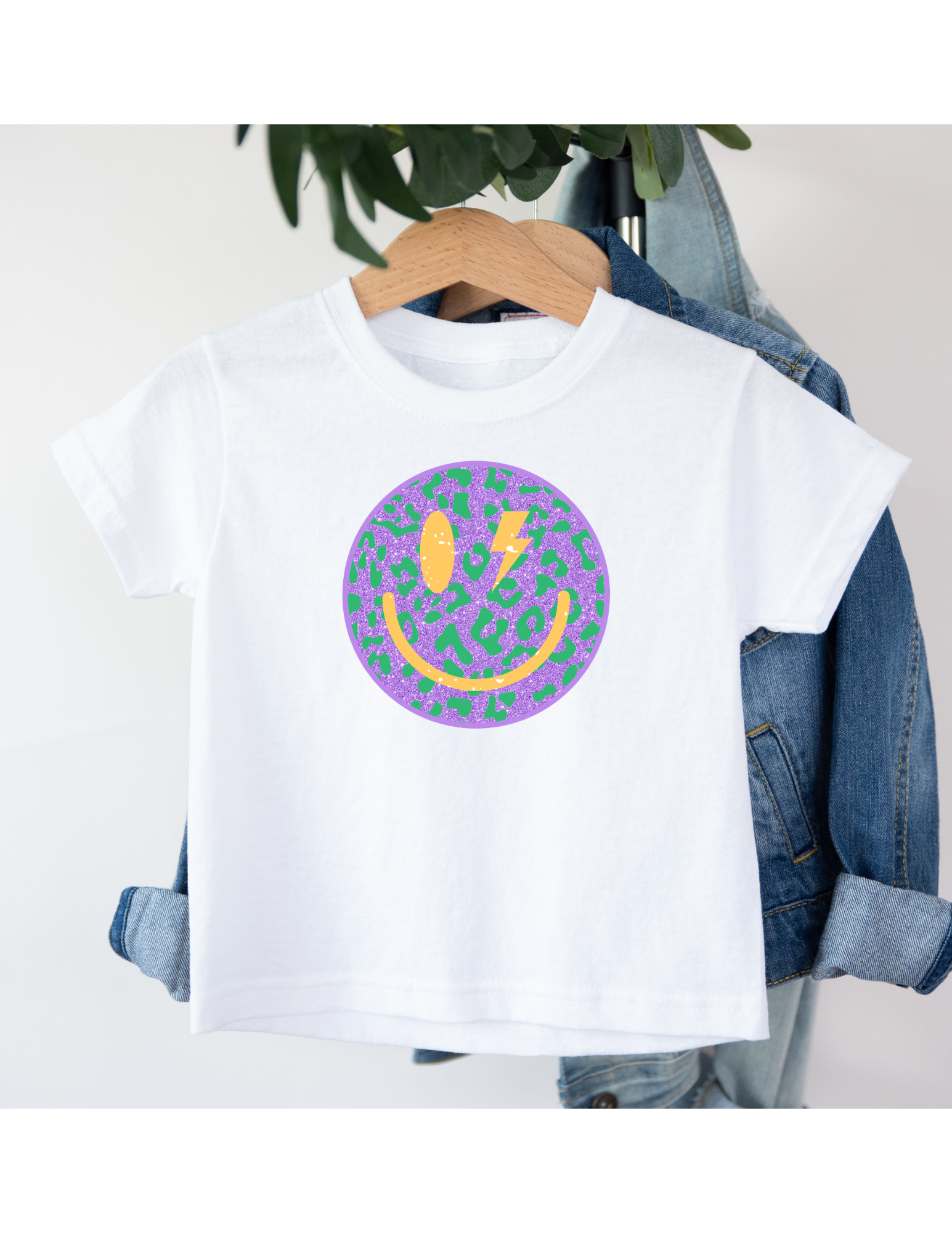 Mardi Gras Smiley Tee - MUDBUGSBTQ