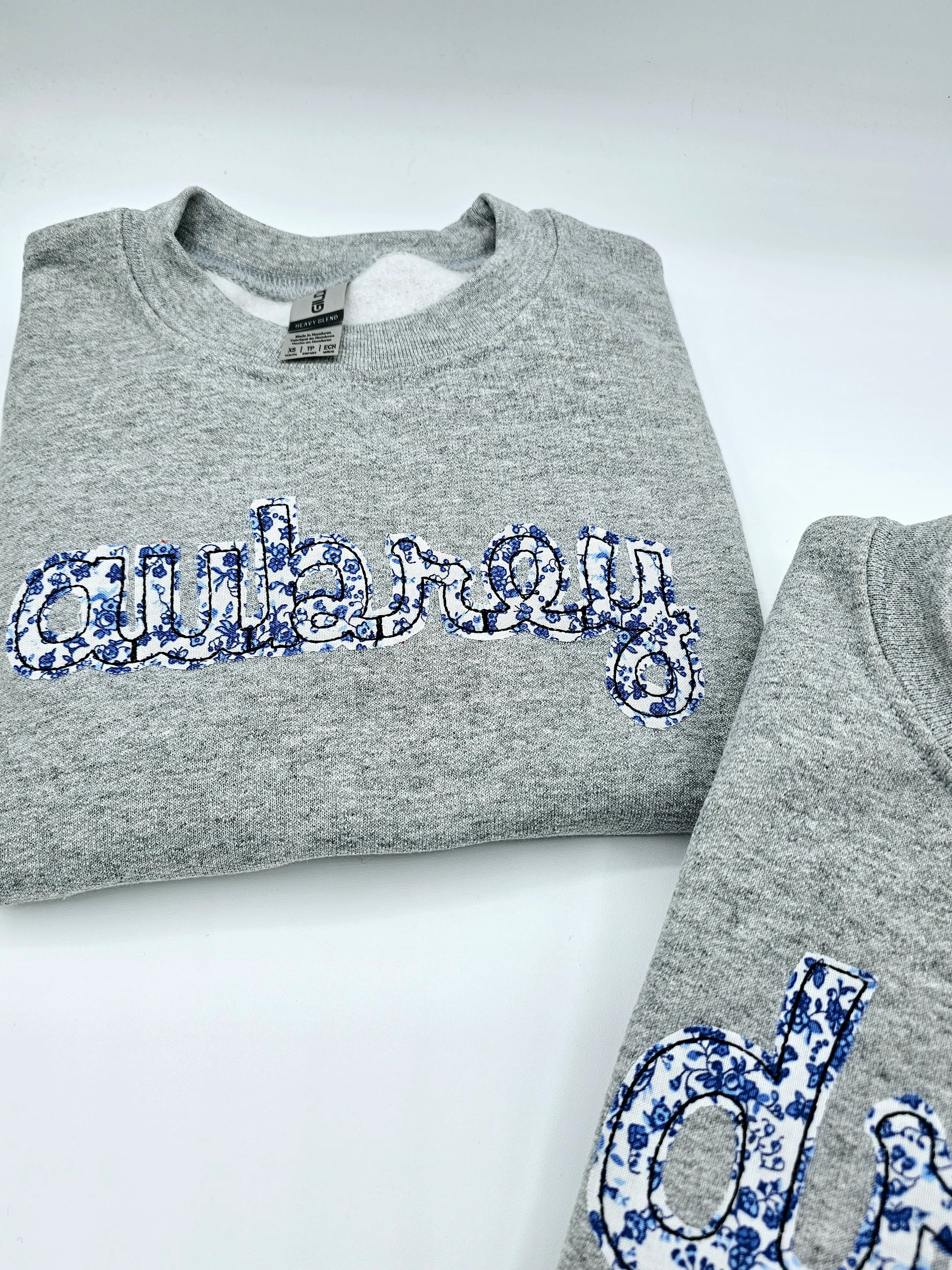 Floral Personalized Sweatshirt - MUDBUGSBTQ