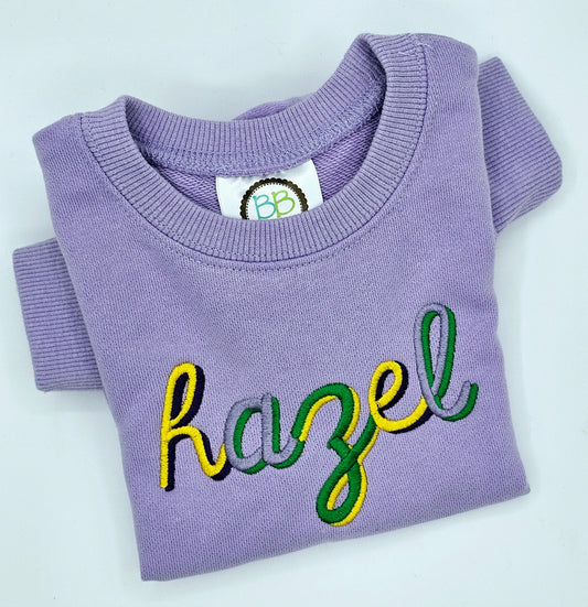 Mardi Gras Toddler Sweatshirt - MUDBUGSBTQ