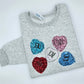 Candy Hearts Sweatshirt - MUDBUGSBTQ