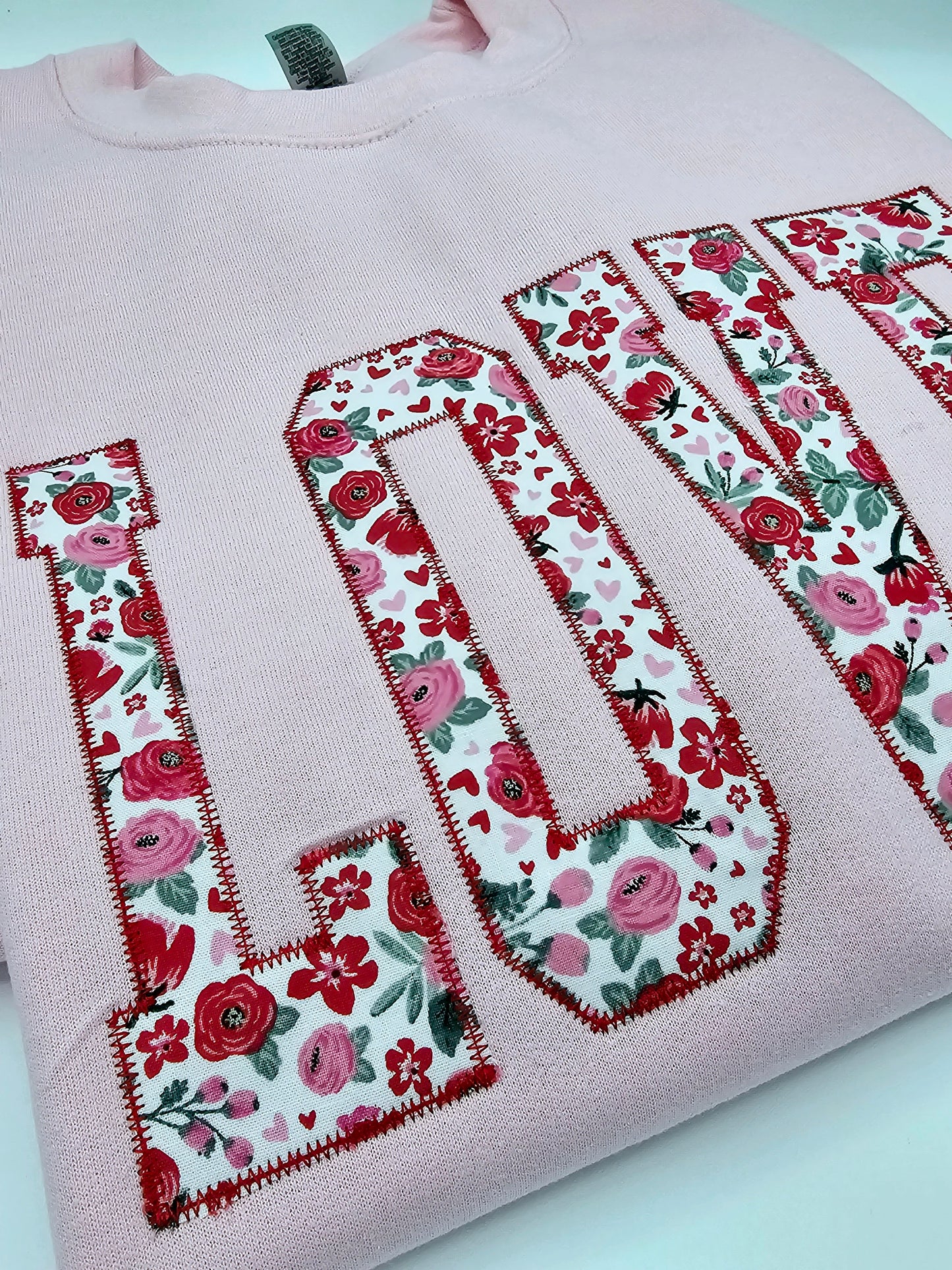 Love Applique Sweatshirt - MUDBUGSBTQ