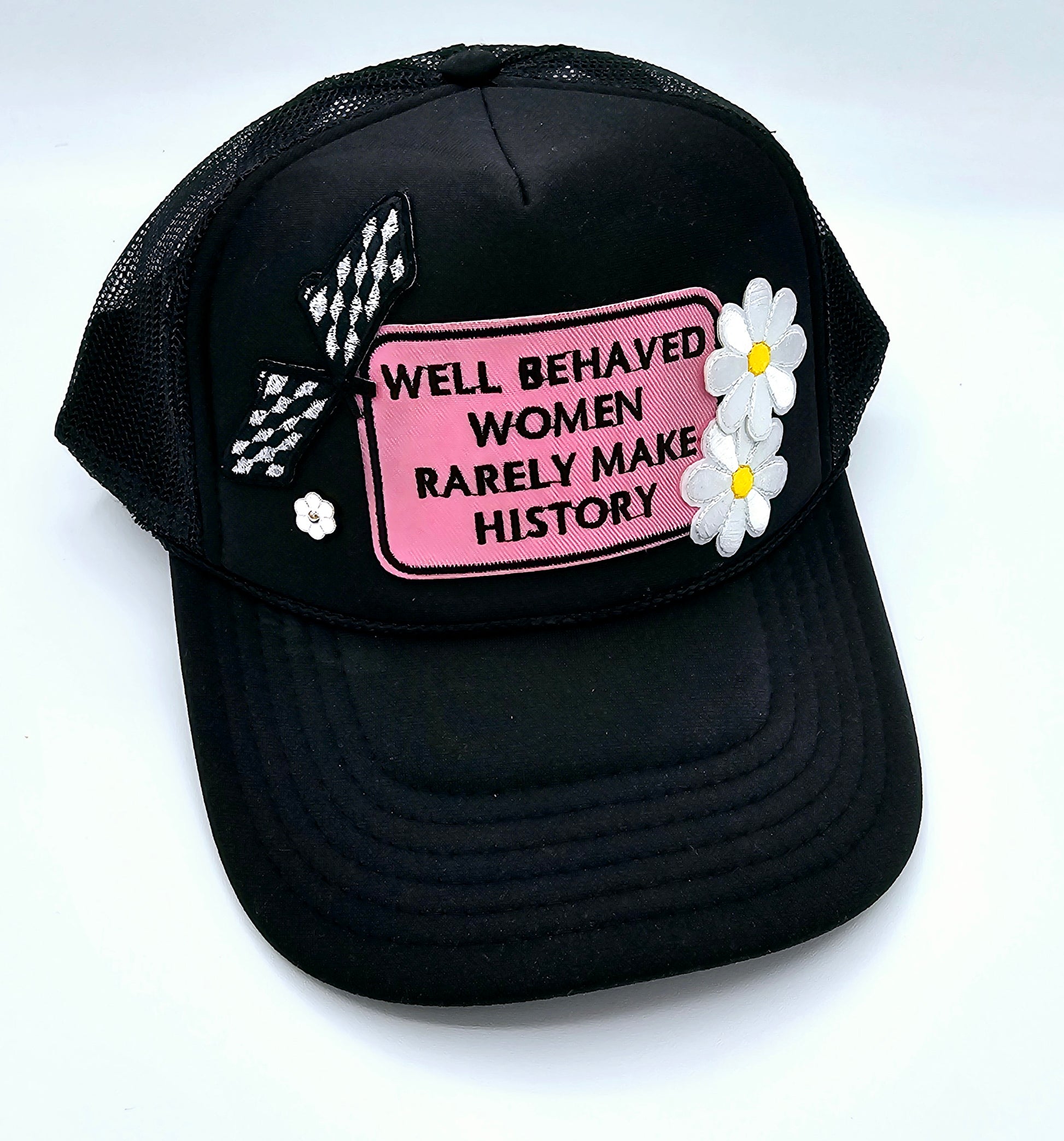 Well Behaved (mid profile) Trucker Hat - MUDBUGSBTQ