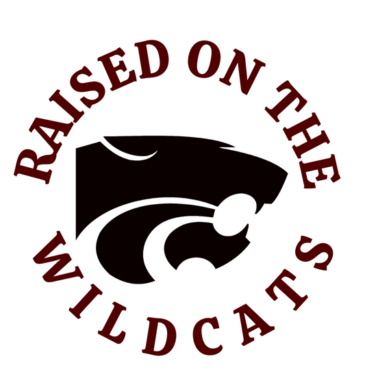 Raised on the Wildcats Button - MUDBUGSBTQ