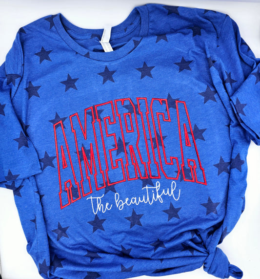 America the Beautiful Tee - MUDBUGSBTQ