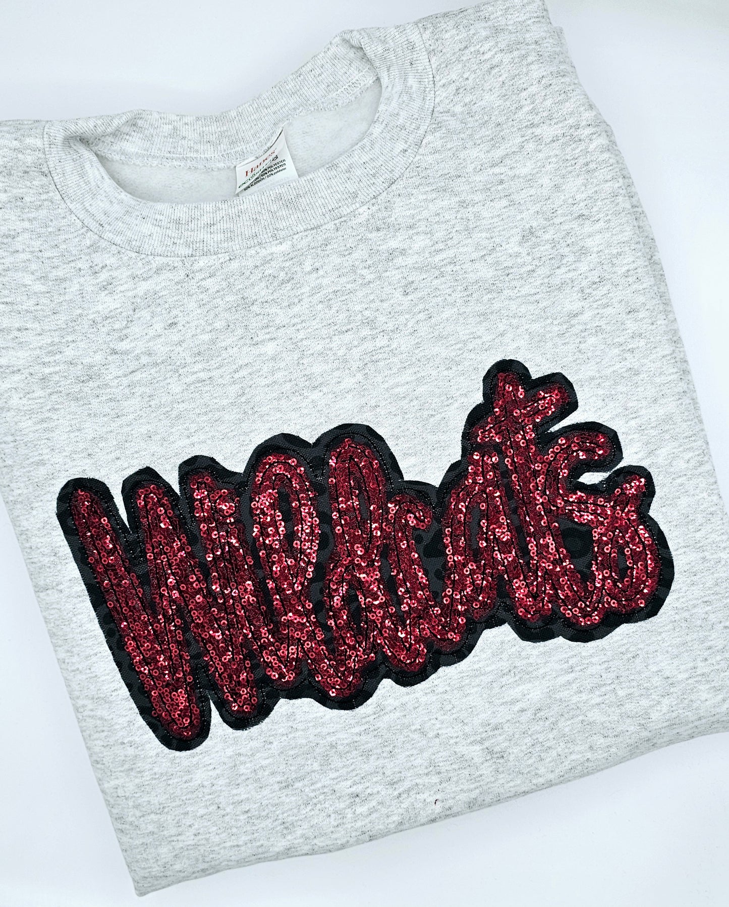 Custom Mascot Applique Sweatshirt