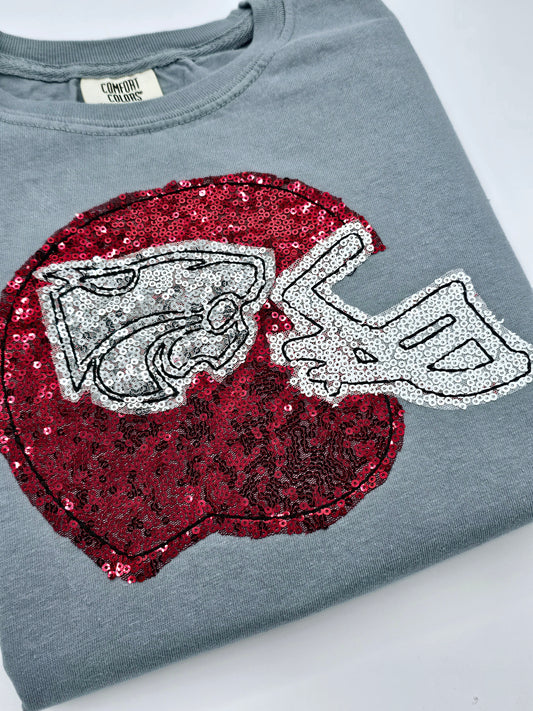 Wildcat Helmet Applique Tee