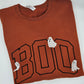 Boo Embroidered Sweatshirt