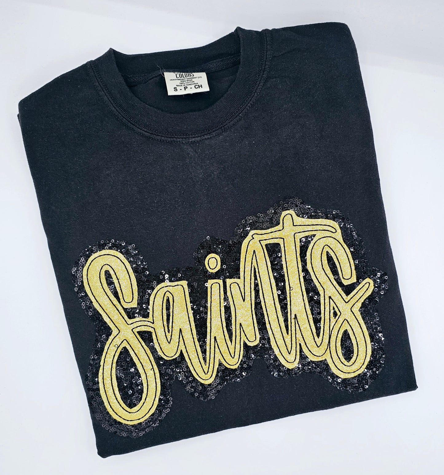 Saints Double Applique Tee