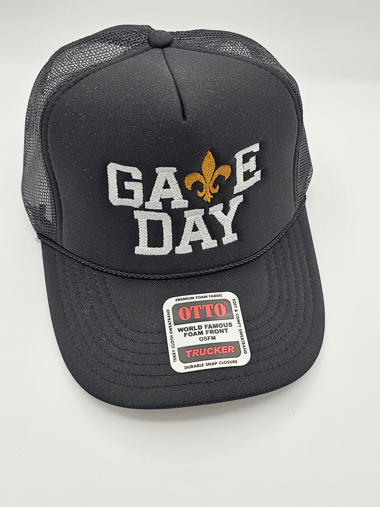 Black & Gold Game Day Trucker Hat