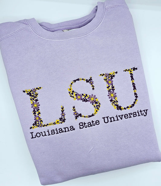 Louisiana Floral Sweatshirt