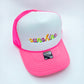 Colorful Neon Trucker Hat - MUDBUGSBTQ