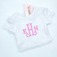 Girls Monogram Onesie