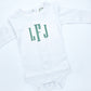 Girls Monogram Onesie
