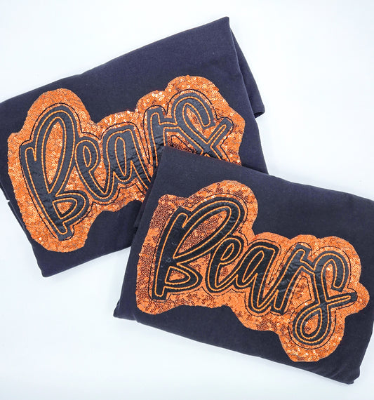 Bears Double Applique Tee - MUDBUGSBTQ