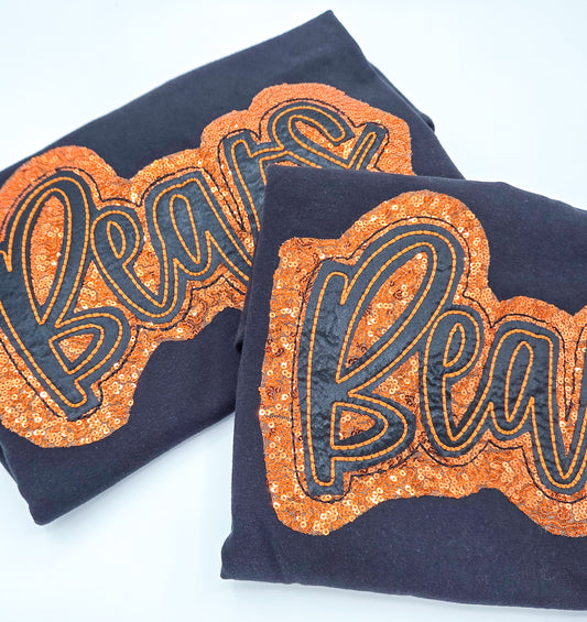 Bears Double Applique Tee - MUDBUGSBTQ