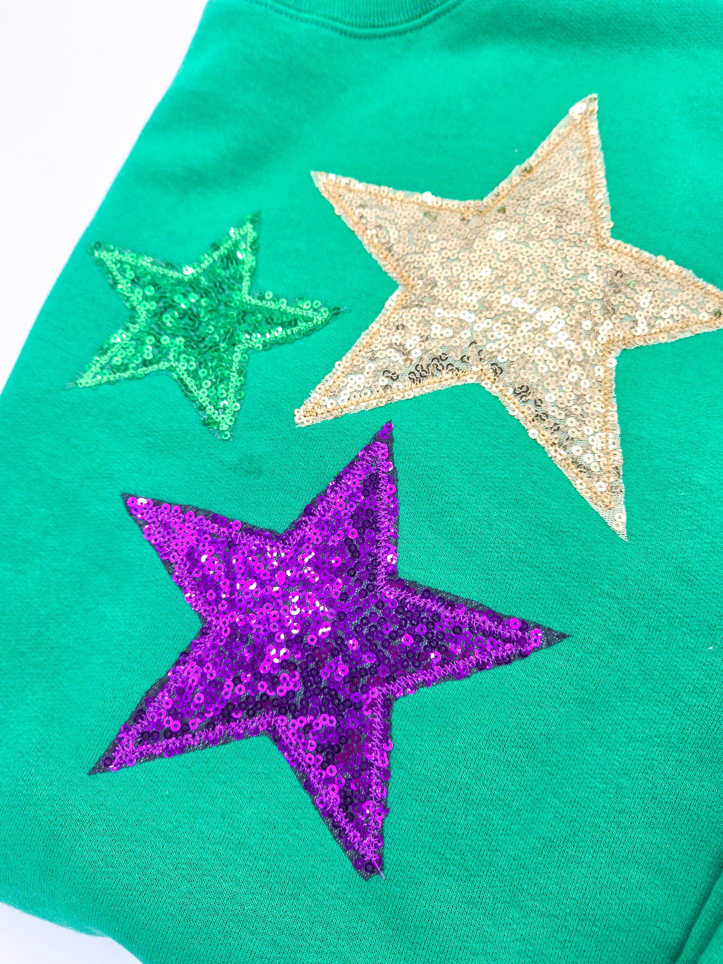 Mardi Gras Stars Sweatshirt - MUDBUGSBTQ
