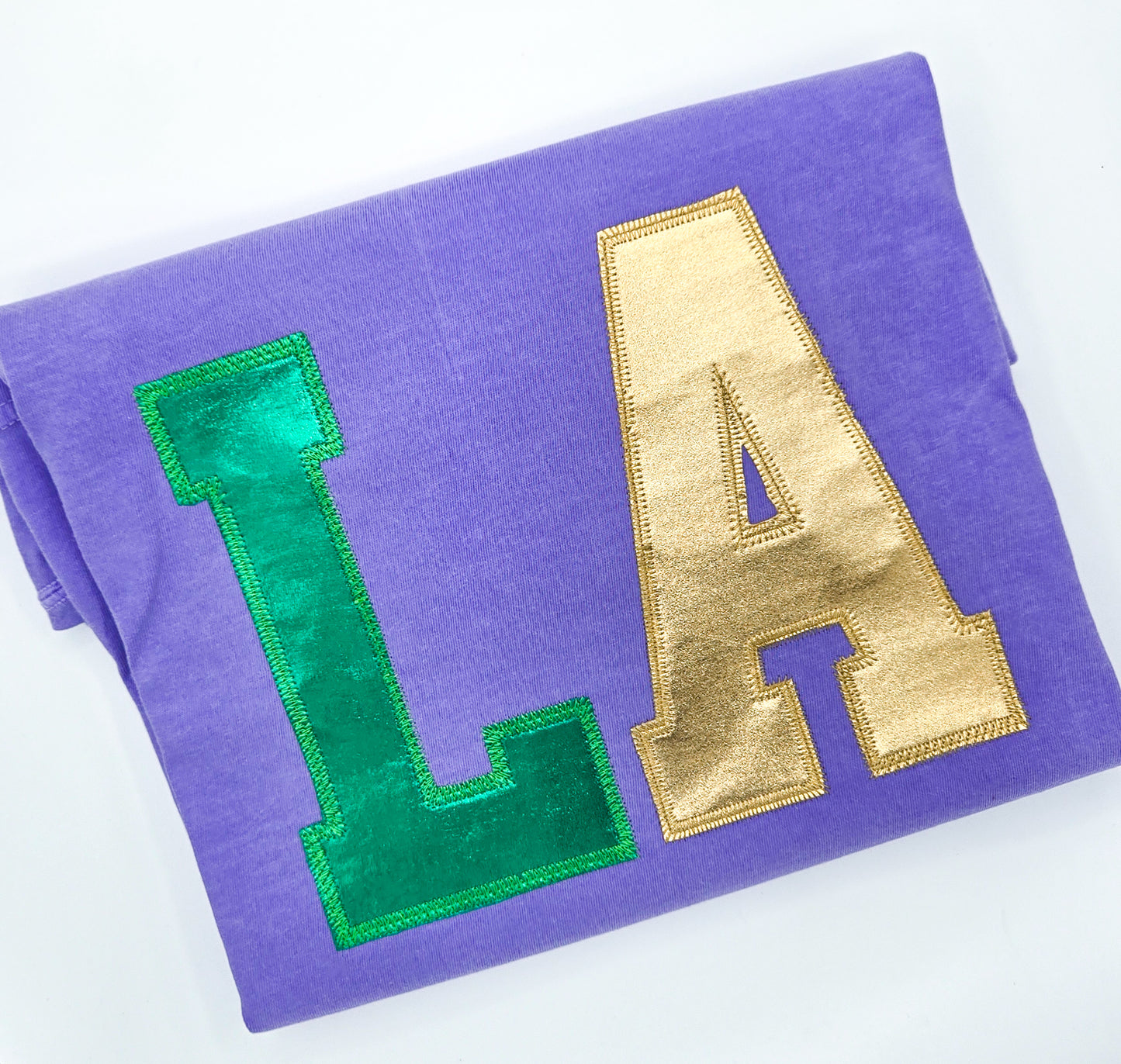 Metallic LA Mardi Gras Tee - MUDBUGSBTQ