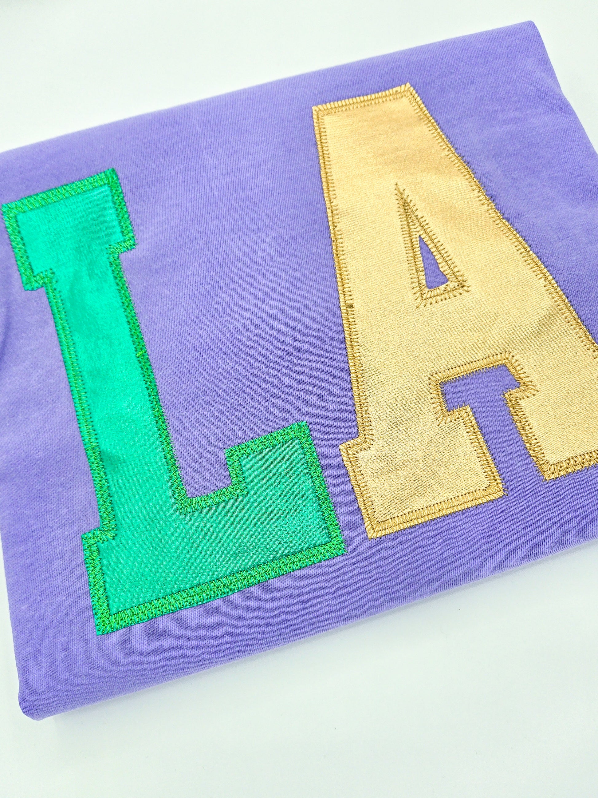 Metallic LA Mardi Gras Tee - MUDBUGSBTQ
