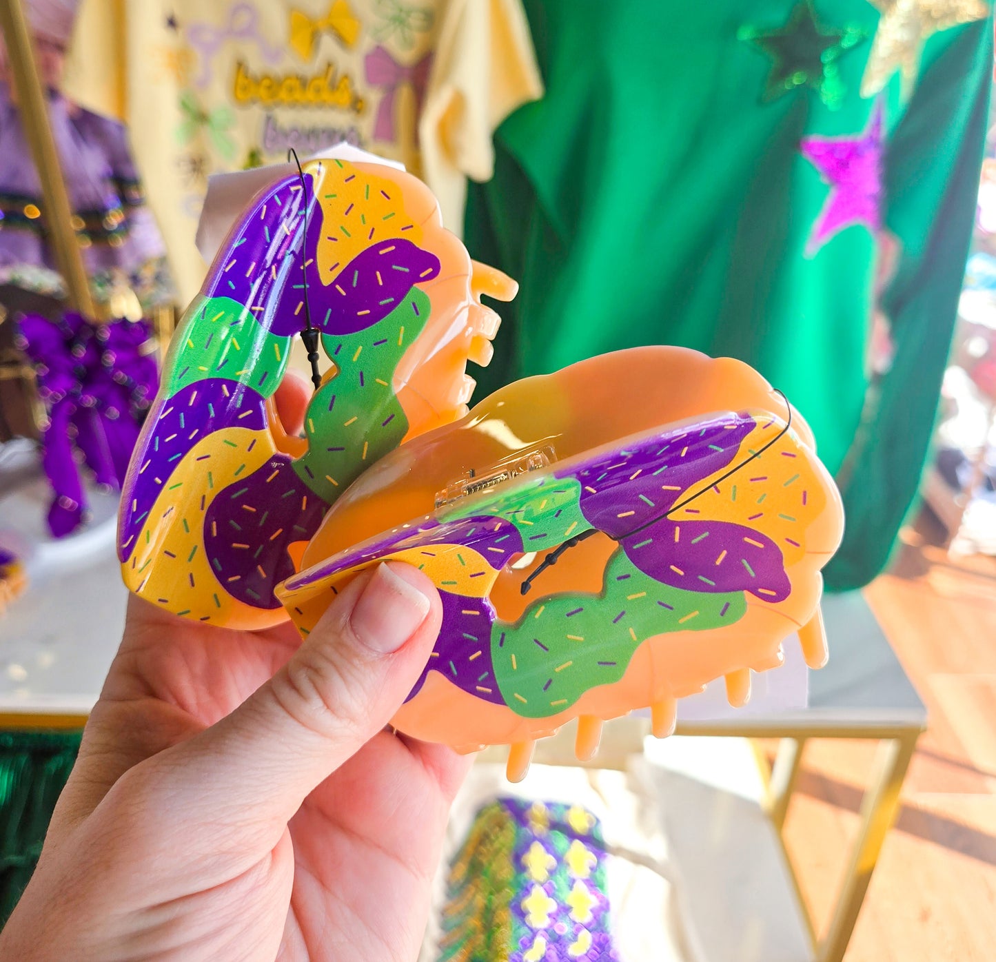 King Cake Clip - MUDBUGSBTQ