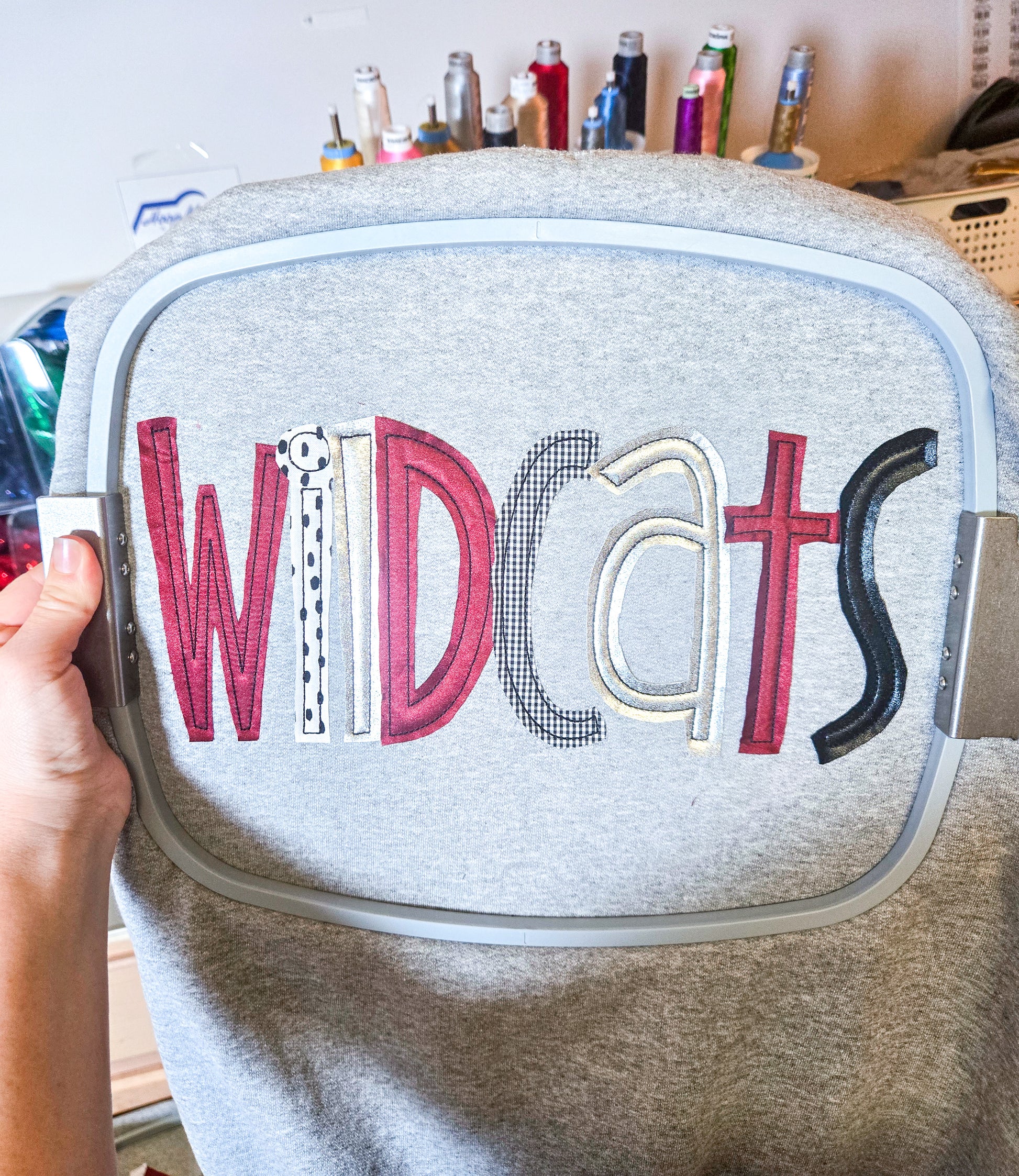 Wildcats Applique Sweatshirt - MUDBUGSBTQ