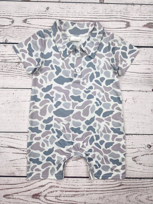 Boys Camouflage Polo - MUDBUGSBTQ