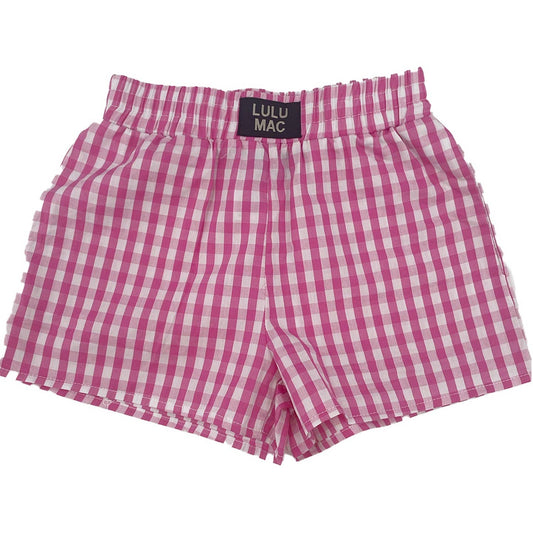 Youth LULU MAC Gingham Shorts