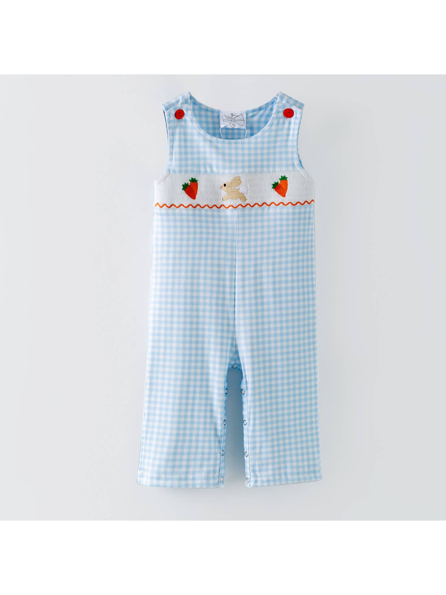 Boys Blue Smocked Eastee Romper - MUDBUGSBTQ