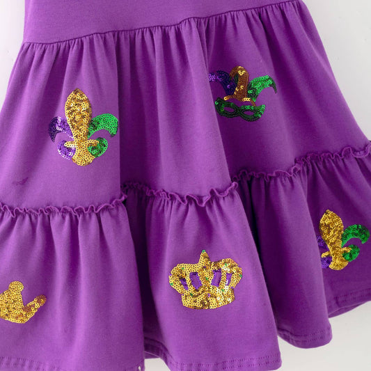 Mardi Gras Sequin Dress - MUDBUGSBTQ