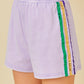 Mardi Gras Sequin Trim Shorts - MUDBUGSBTQ
