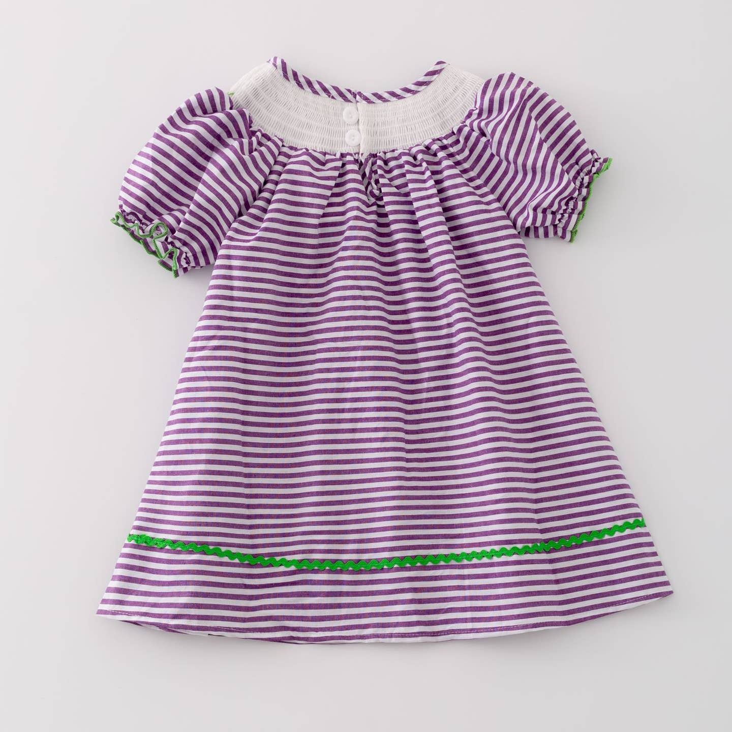 Mardi Gras Smocked Dress - MUDBUGSBTQ