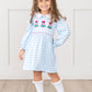Christmas Tree Gingham Dress