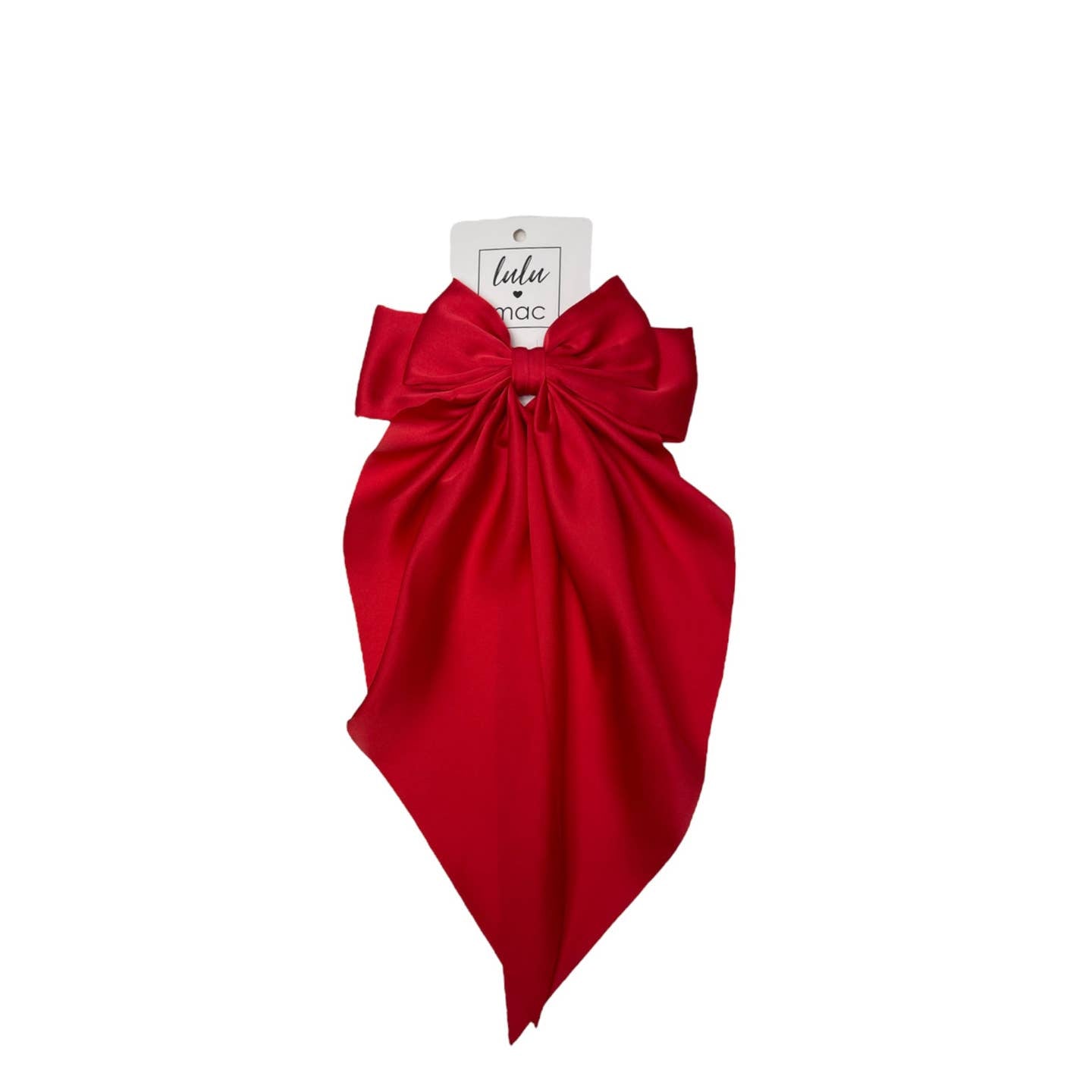 Red Satin Bow - MUDBUGSBTQ