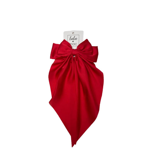 Red Satin Bow - MUDBUGSBTQ