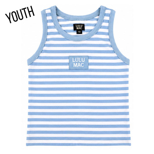 Youth LULU MAC Light Blue Stripe Outfit