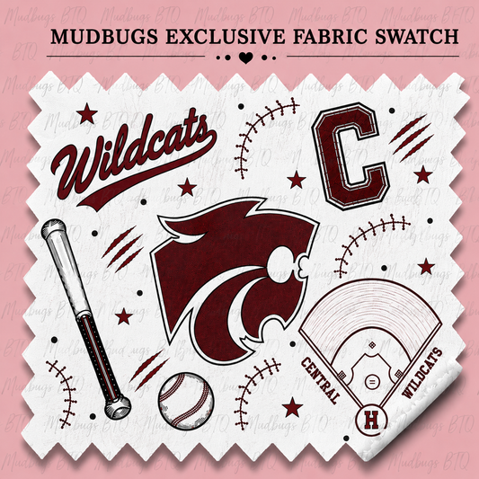C. Wildcat Baseball Southern Spirit Applique Tee
