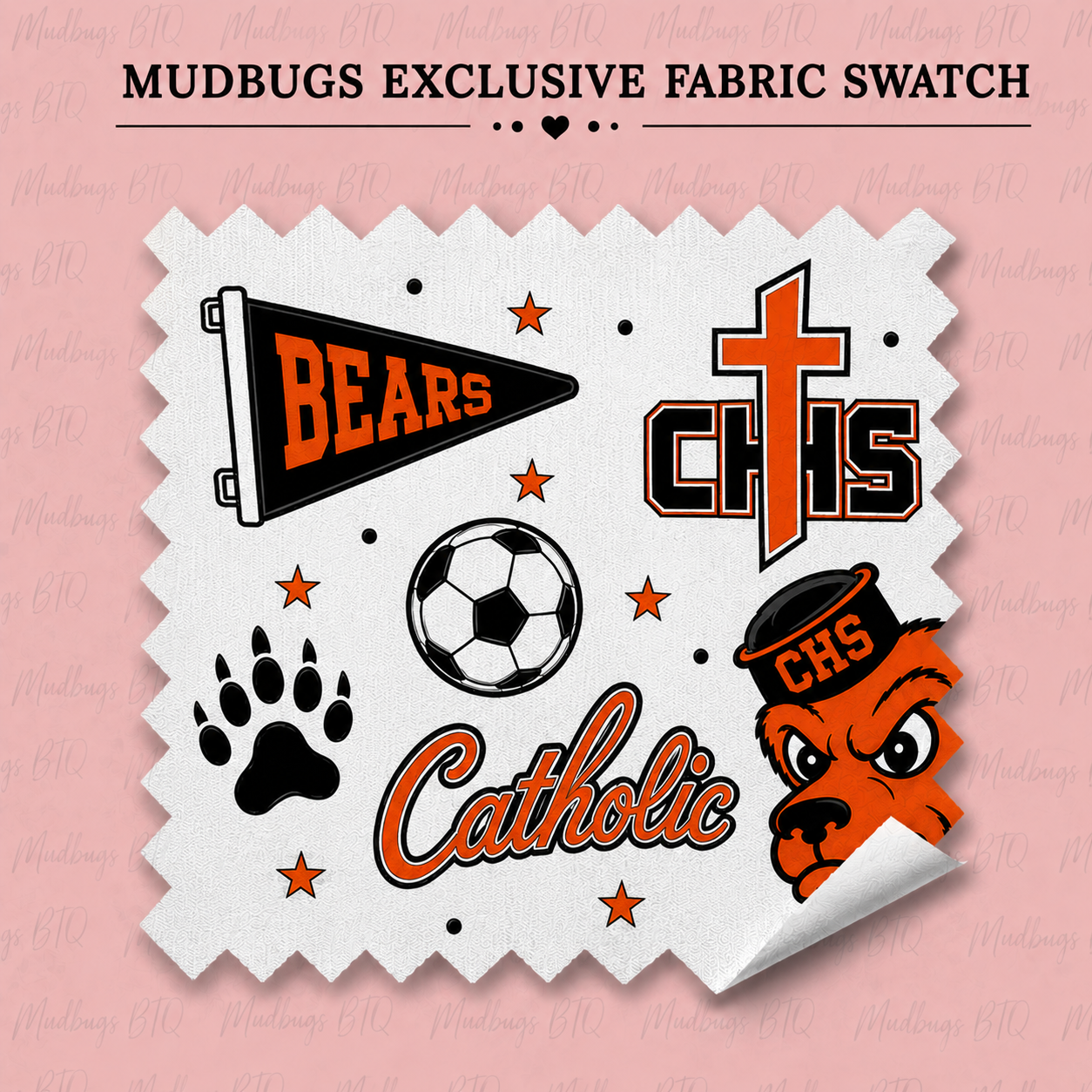 Catholic Bears Soccer Southern Spirit Applique Tee