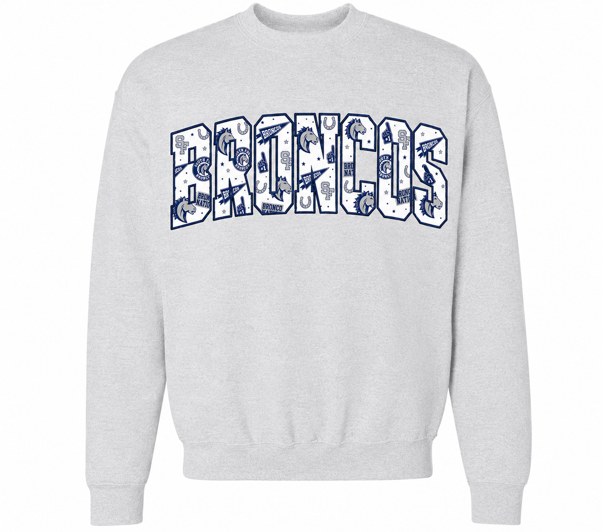 SF Broncos Southern Spirit Applique Sweatshirt
