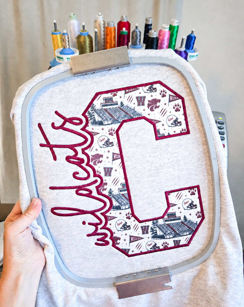 C. Wildcat Southern Spirit Applique Sweatshirt