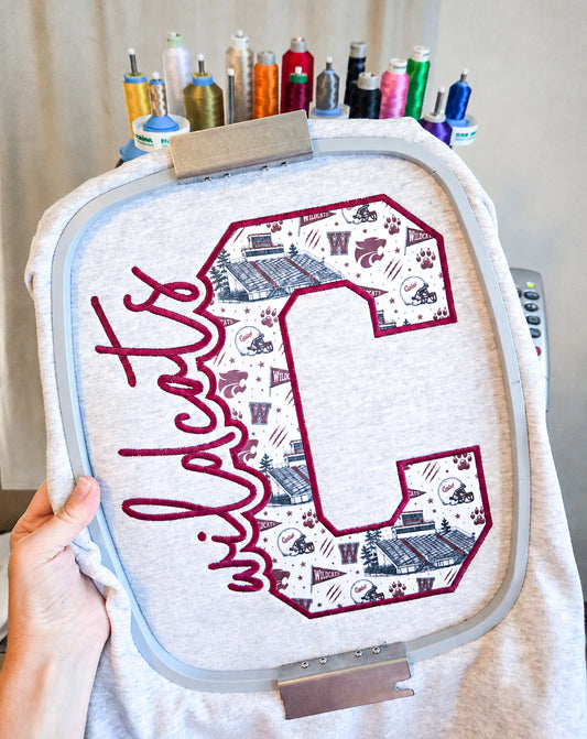 C. Wildcat Southern Spirit Applique Sweatshirt