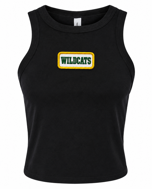 Wildcats (green & gold) Varsity Patch Tank | Southern Spirit Collection