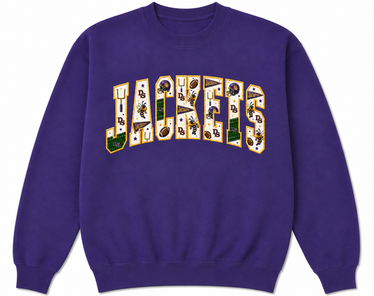 DS Jackets Southern Spirit Applique Sweatshirt