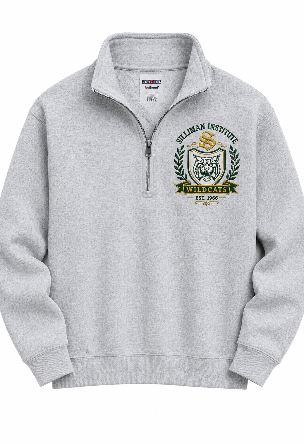 Silliman Institute Vintage Crest Quarter Zip Sweatshirt