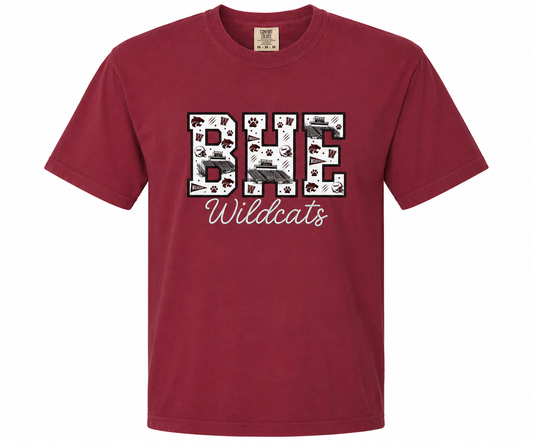 Central School Initial Southern Spirit Tee